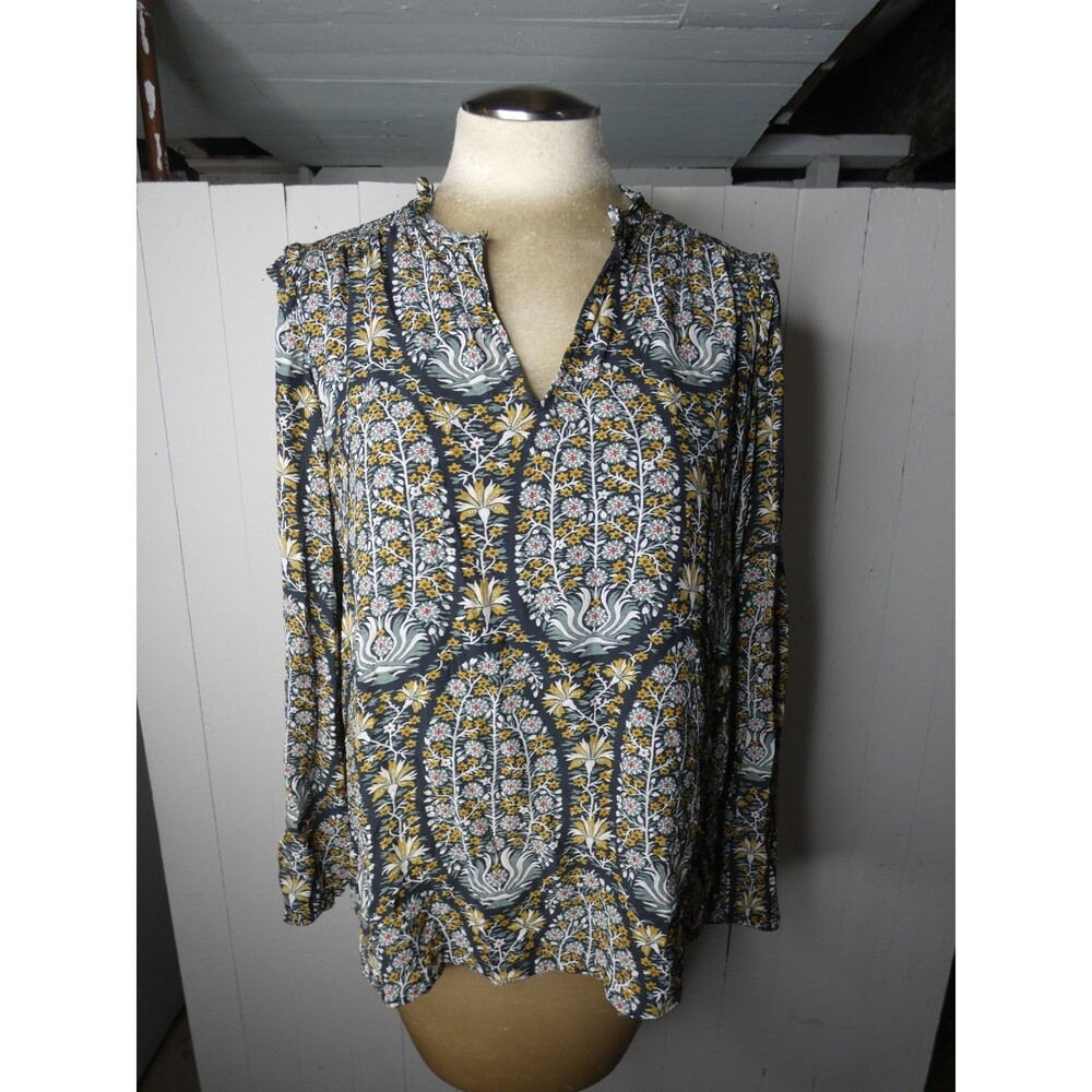 Spartina 449 Women's M Floral Blouse Multicolor Top - Picture 10 of 10